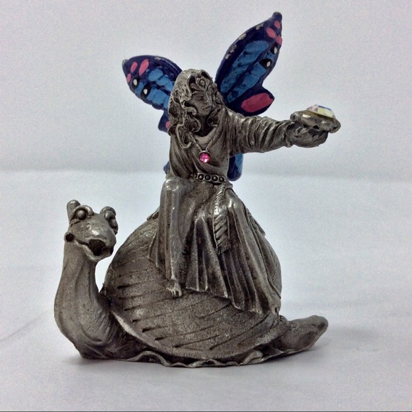 Pewter fairy figure - Picture 7 of 12